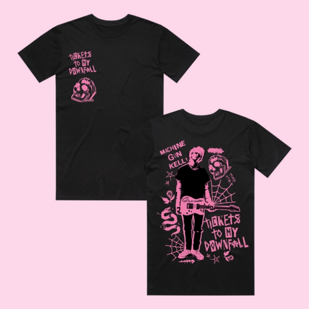 Machine Gun Kelly Tickets to my Downfall shirt Authentic Merch